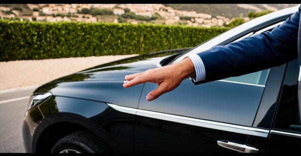 Transfert chauffeur mandelieu : luxe et confort à votre service
